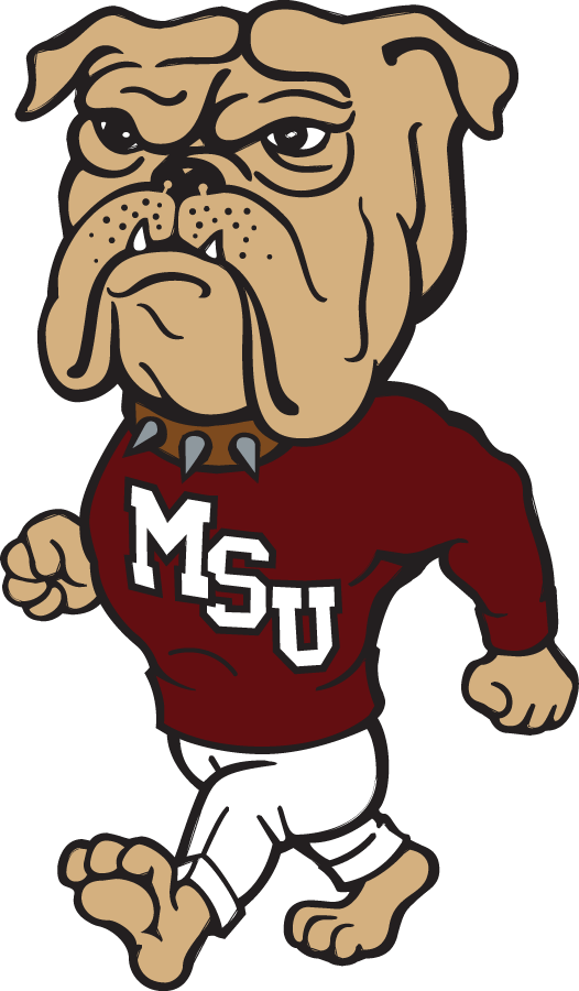 Mississippi State Bulldogs 1986-2008 Mascot Logo 01 iron on paper